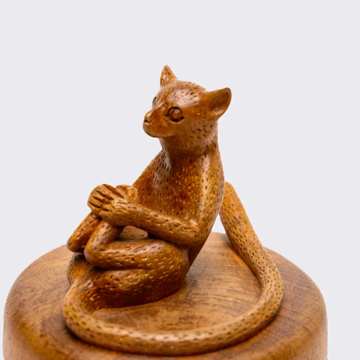 Close-up view of the box