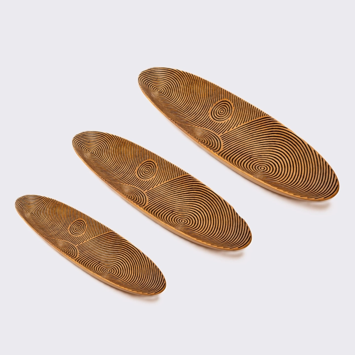 Studio shoot of the set of the tray