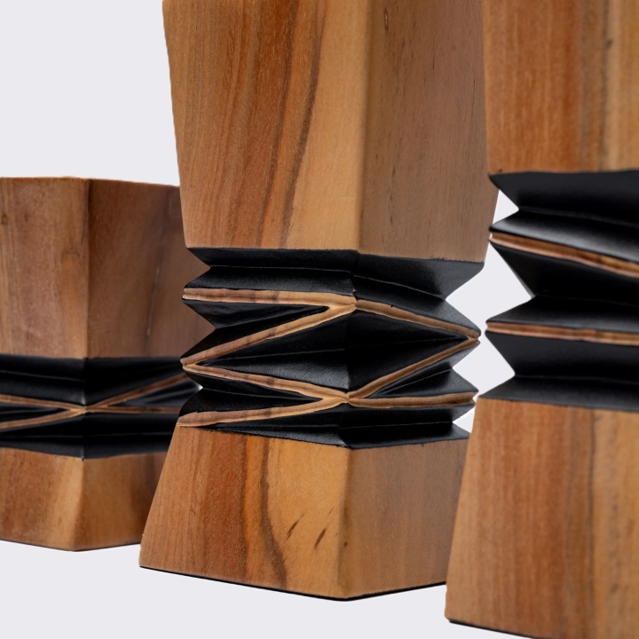 Studio solo shoot of the candle holders