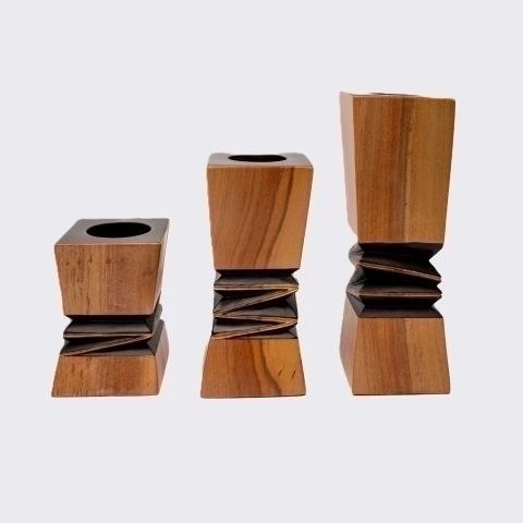 Studio shoot of the candles holders