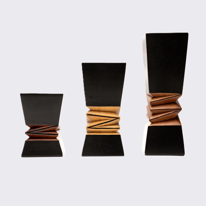 studio solo shoot of candle holders