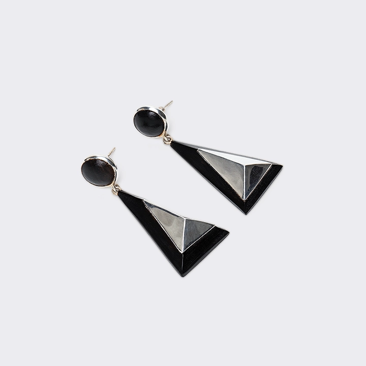 Studio shoot of the earrings 