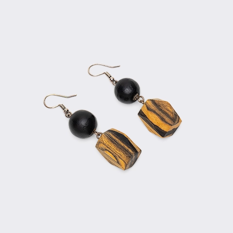 Studio shoot of the earrings