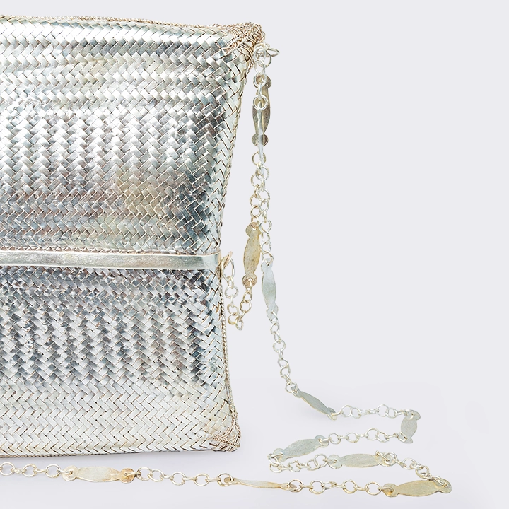 Close-up view of the bag