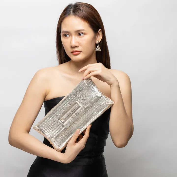 Studio shoot of the Evening clutch