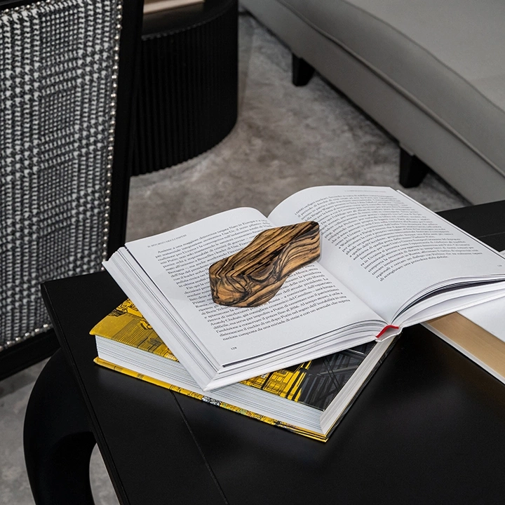 Image showcasing the paperweight in use.