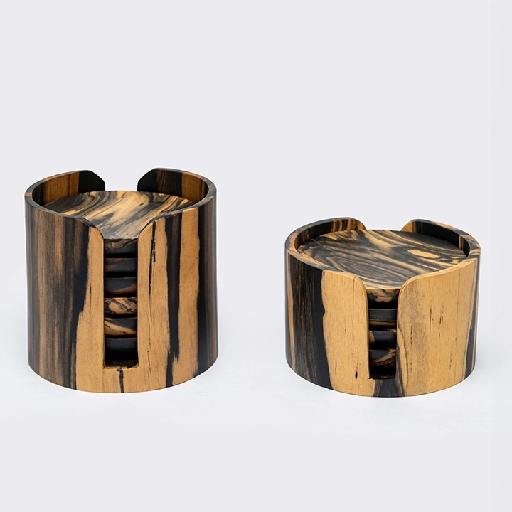 Studio shot featuring a set of coasters