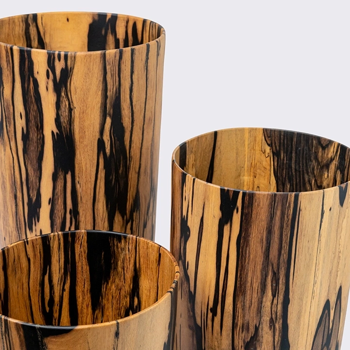 Close-up view of the vase's details.