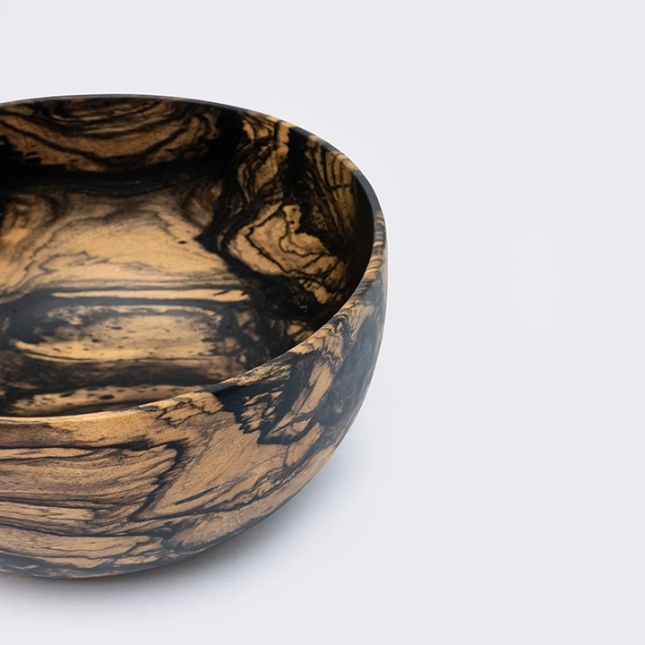 Close-up view of the bowl's details