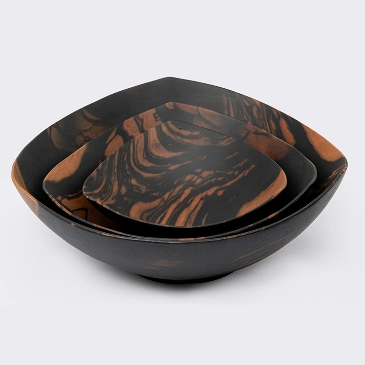 Studio shot featuring a set of bowls