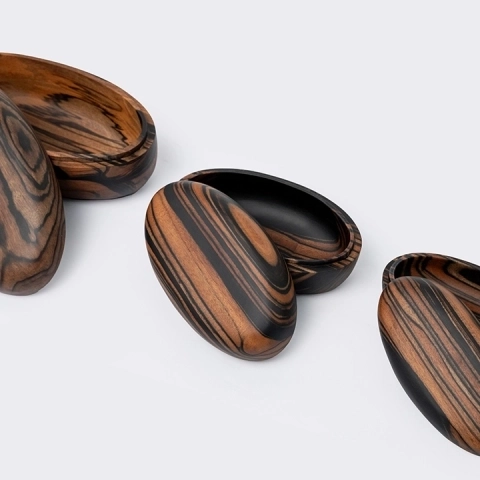 Close-up view of the box's details.