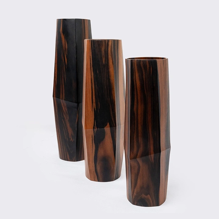 Close-up view of the vase's details.