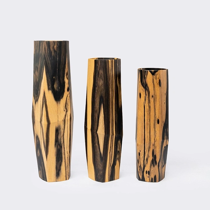 Studio shot featuring a set of vases