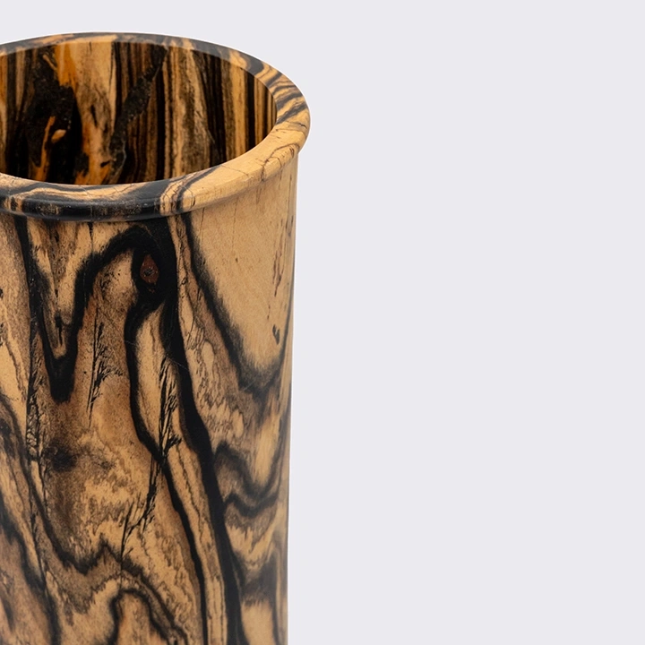 Close-up view of the bottle holder's details.