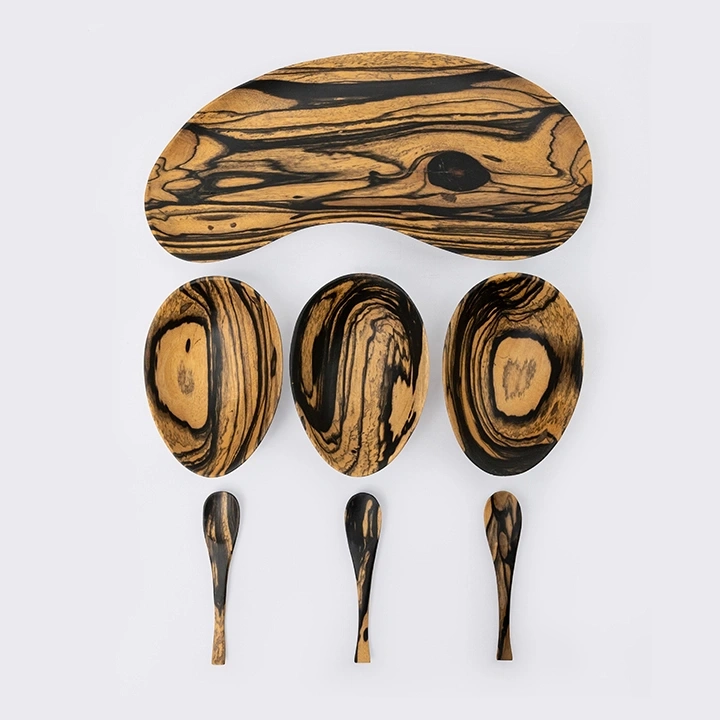 Close-up view of the condiment's details