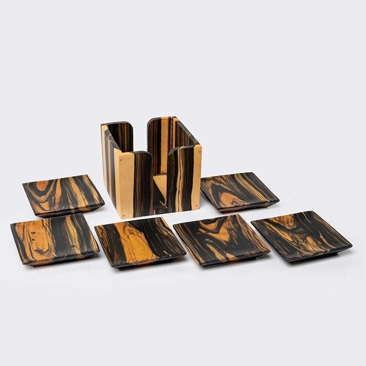 Rotating view highlighting the coaster's features