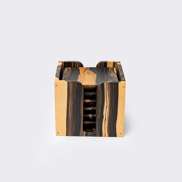 Rotating view highlighting the coaster's features