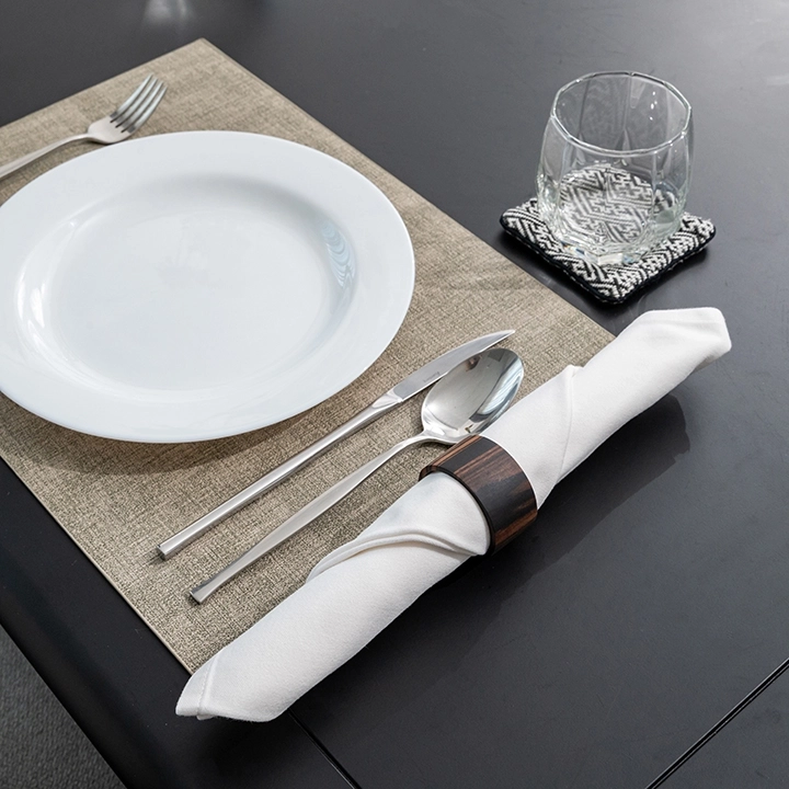 Image showcasing the Napkin rings in use