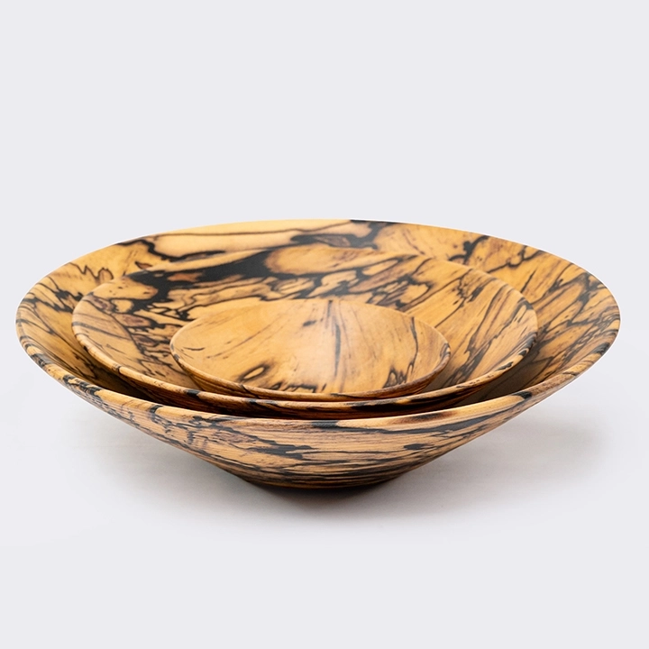 Rotating view highlighting the bowl's features.