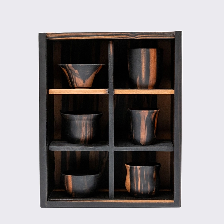 Studio Picture of differents sake cups 