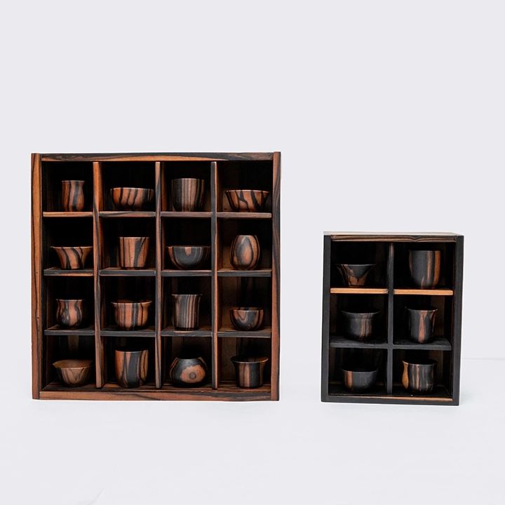 Studio Picture of differents sake cups 