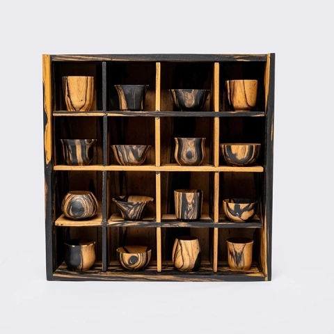 Studio Picture of differents sake cups 