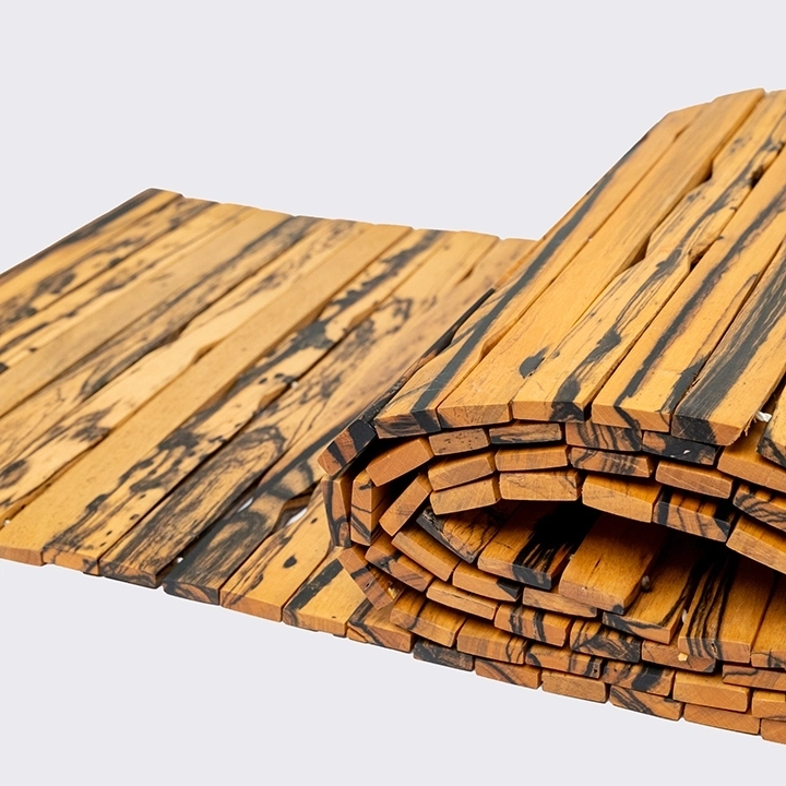 Detail studio picture of the Slatted Table Runner