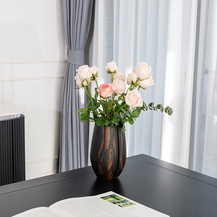 Rotating view highlighting the vase's features