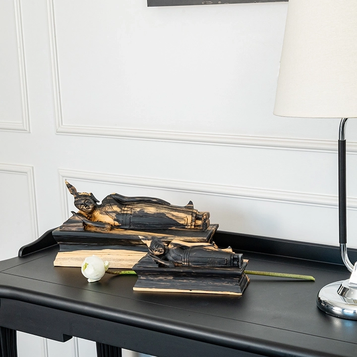 Picture in situ of the Sleeping Buddha set.2