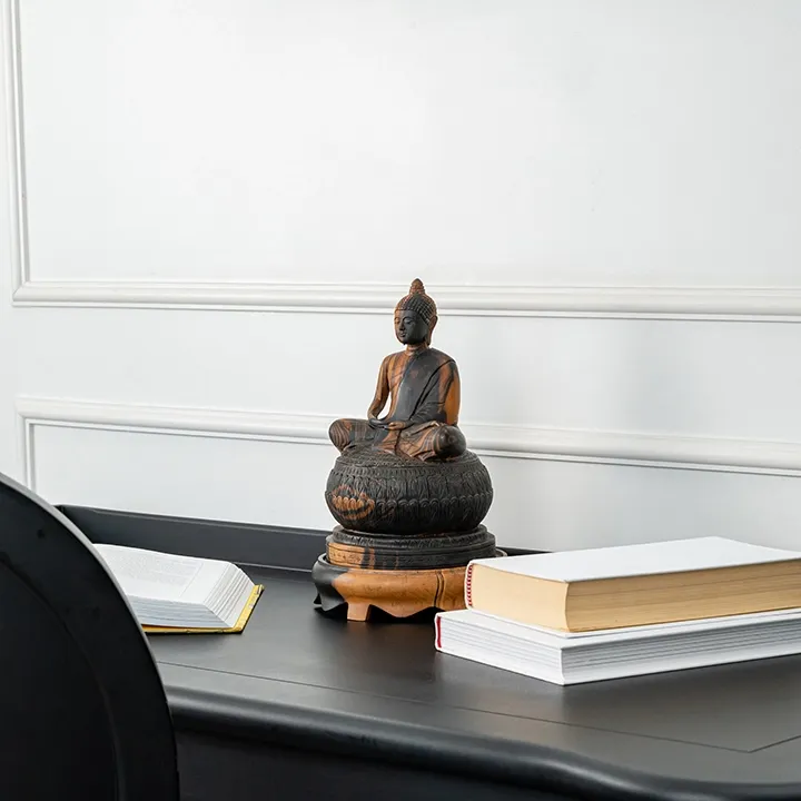 Image showcasing the buddha sculpture