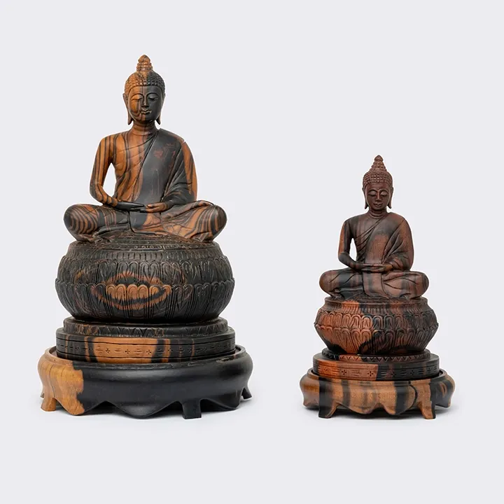 Studio shoot of the buddha sculpture