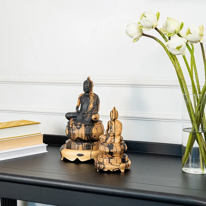 Image showcasing the buddha sculpture