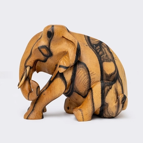 Studio shot of the Elephant sculpture.