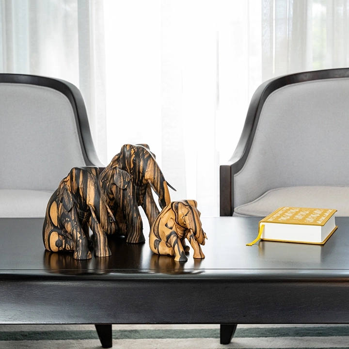 Image showcasing the elephant sculpture in use