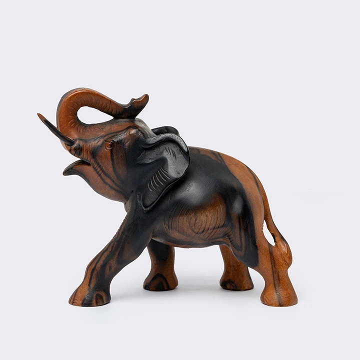 Studio shot of the Elephant sculpture.