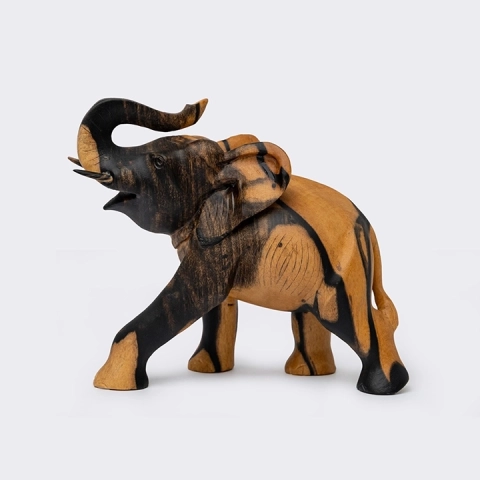 Studio shot of the Elephant sculpture.