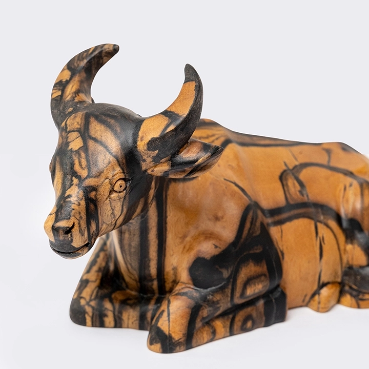 Studio picture of the Reclining Buffalo 