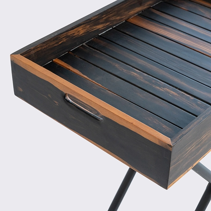 Studio picture of the Buttler's Tray with Foldable Stand 