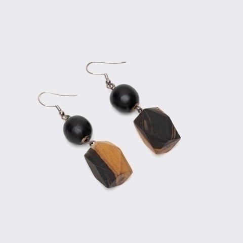 Studio shoot of the earrings