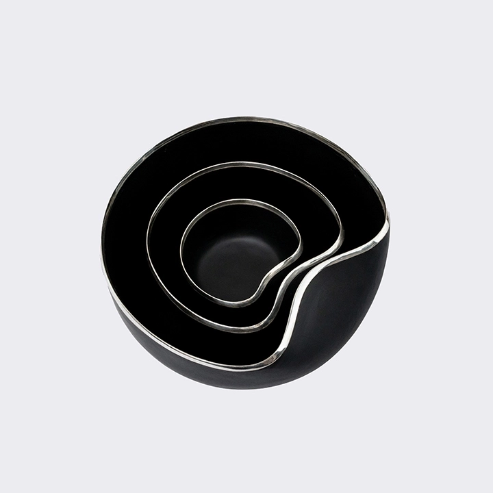 Studio shot featuring a set of bowls