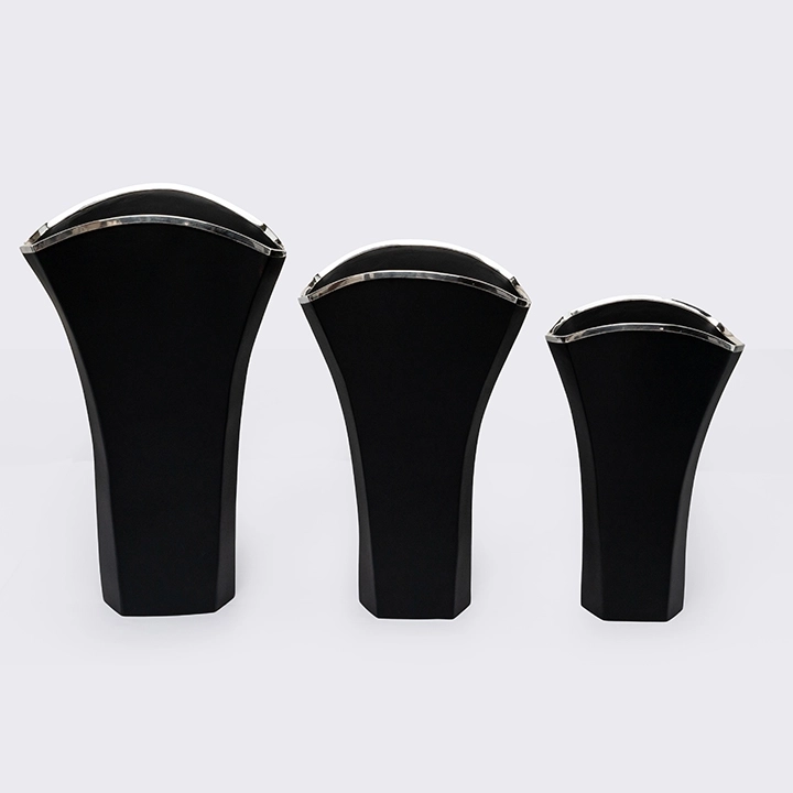 Studio shot featuring a set of vases