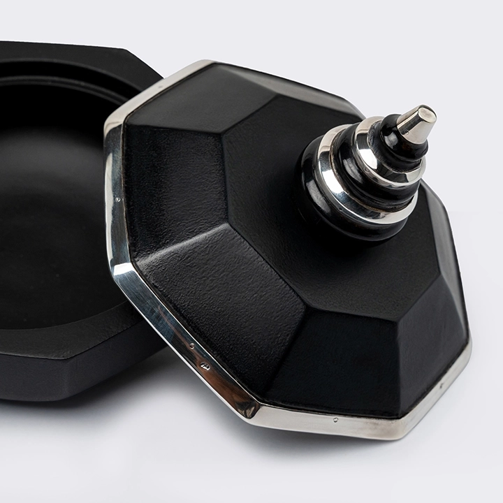 Close-up view of the box's details.