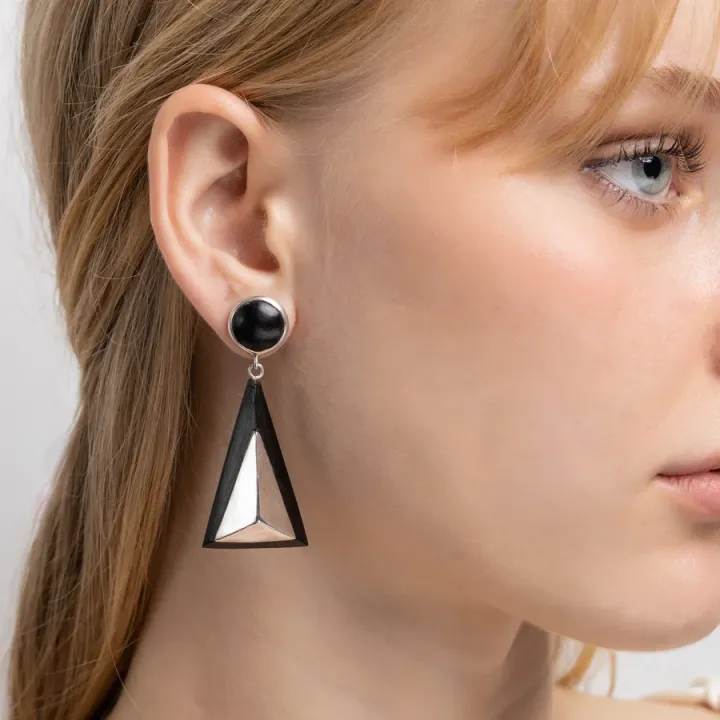 Studio shoot of the earrings 